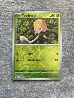 Pokemon Card - Toedscool - Reverse Holo (17/142 - Stellar Crown) - Image 1