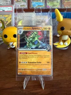 Team Rocket's Tyranitar (Pokemon Center Exclusive) 096/182 Miscellaneous Cards & - Image 1