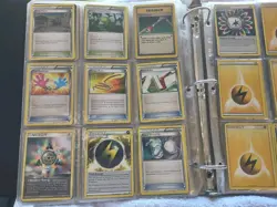 Pokemon Cards & Pokemon Binder w/4 Jumbo Cards 100+ cards Plus Giant Charizard - Image 3