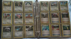 Pokemon Cards & Pokemon Binder w/4 Jumbo Cards 100+ cards Plus Giant Charizard - Image 5