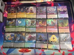DISNEY LORCANA FABLED FOIL EPIC COMPLETE SET (X18 Cards) - Image 1
