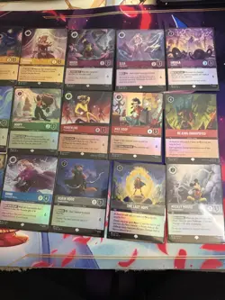 DISNEY LORCANA FABLED FOIL EPIC COMPLETE SET (X18 Cards) - Image 3