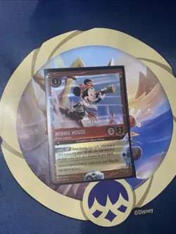 DISNEY Lorcana TCG Azurite Sea TREASURE Promo CRUISE Card SEALED Minnie Mouse - Image 1