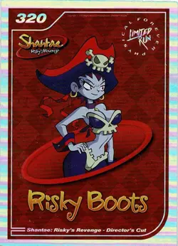Shantae Risky's Revenge Limited Run Silver Trading Card #320 No Creases New - Image 1