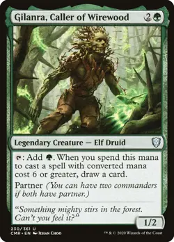 4 Gilanra, Caller of Wirewood x4 4x - NM - Commander Legends SPARROW MAGIC - Image 1