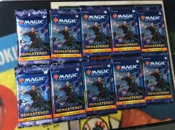 Lot of 10 Ravnica Remastered Draft Booster packs MTG Magic pack lot - Image 1