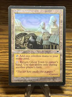 Ghost Town MTG Tempest NM multiple available - Image 1