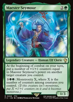 Maester Seymour Light Play, English Magic the Gathering MTG Commander: Final Fan - Image 1