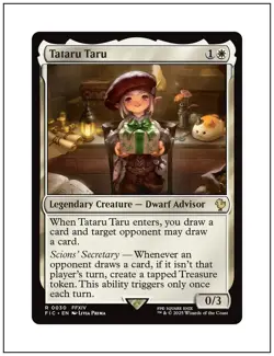 1x Tataru Taru, Final Fantasy Commander, MTG NM - Image 1