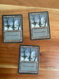 x1 MTG Snow-Covered Swamp (372/383) Ice Age MP Magic the Gathering - Image 1