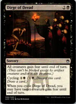 Dirge of Dread Magic_the_gathering Masters 25 Lightly played - Image 1