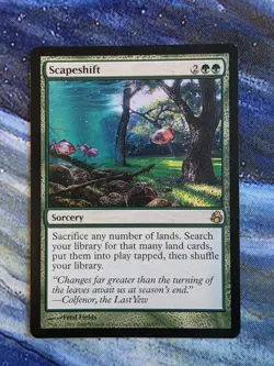 **Scapeshift** 2008 Morningtide Rare LP Magic The Gathering mtg - Image 1
