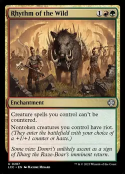 Rhythm of the Wild Light Play, English Magic the Gathering MTG Commander: The Lo - Image 1
