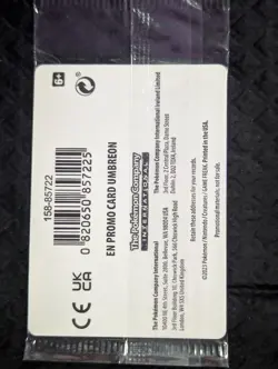 Umbreon 130/197 Reverse Holo EB Games Stamped Sealed Promo Pokemon TCG Card - Image 2