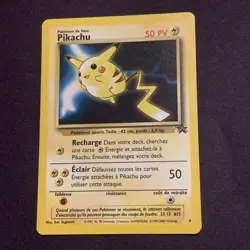 1999-2000 Pokemon FRENCH Movie Promo Wizards Pikachu 4 - Image 1