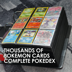 Huge Pokemon Binder Lot Collection, Charizards, Full Arts, 1st Editions, Promos - Image 1