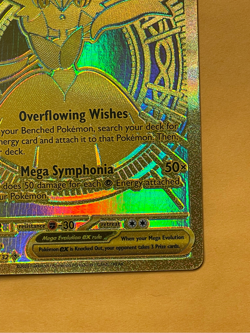 2025 Pokemon Mega Evolution Gardevoir ex Gold Hyper Rare #187/132 NM NEAR MINT - Image 5