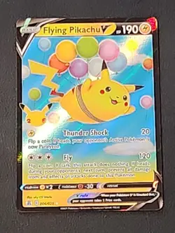 Flying Pikachu v 006/025 25th Anniversary Celebrations Holo Pokemon TCG NM - Image 1