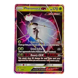 Pokemon Pheromosa GX SM66 Ultra Beast Full Art Holo Black Star Promo NM-MT - Image 1