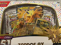 Pokemon TCG Scarlet & Violet 151 Zapdos EX Collection Boxes Lot Of 4 Sealed New - Image 3