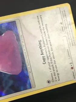 Pokemon TCG Ditto 17/18 Detective Pikachu 2019 Holo Rare DAMAGED/HP - Image 3