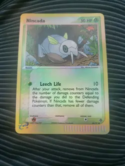 Pokemon TCG Nincada EX Dragon 68/97 Reverse Holo 2003 LP - Image 1