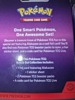 Pokemon TCG: Knock Out Collection- ALAKAZAM - Brand New / Factory Sealed 2025 - Image 2