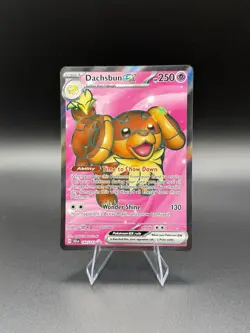 Dachsbun EX 160/142 Sv07 Stellar Crown Ultra Rare Pokemon - Image 1
