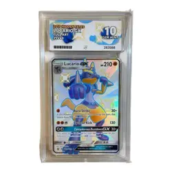 Pokemon 2019 Lucario GX SV64 Full Art Shiny Hidden Fates ACE (PSA|BGS) 10 GM - Image 1