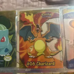 2000 Topps Pokemon Clear Charizard #6 Tv Animation - Image 1