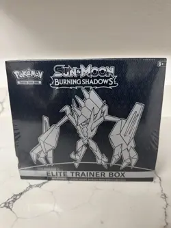 Pokemon Sun & Moon TCG Burning Shadows ETB Elite Trainer Box SEALED (8 Packs) - Image 1