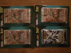 4, 3-pack Blisters. Yugioh 12 Random Booster Packs. Sealed. New. - Image 1