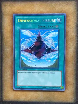 Yugioh Dimensional Fissure RYMP-EN081 Secret Rare 1st Ed LP - Image 1