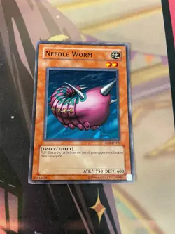 YUGIOH - NEEDLE WORM - COMMON - DB2 - LP - Image 1
