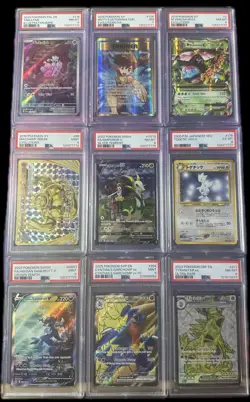 PSA Pokemon Card Lot Of 9 Graded Cards - English - New Certs - Image 1