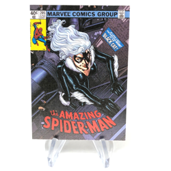Marvel Card Black Cat 49 Comic Covers Fleer Upper Deck Renditions [NM] - Image 1