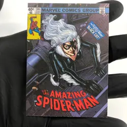 Marvel Card Black Cat 49 Comic Covers Fleer Upper Deck Renditions [NM] - Image 2