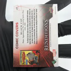 Marvel Card Black Cat 49 Comic Covers Fleer Upper Deck Renditions [NM] - Image 3