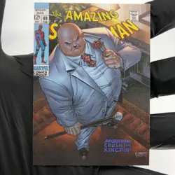 Marvel Card Kingpin 7 Comic Covers Fleer Upper Deck Renditions [NM] - Image 2