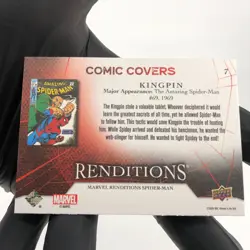 Marvel Card Kingpin 7 Comic Covers Fleer Upper Deck Renditions [NM] - Image 4