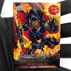 Marvel Card Demogoblin 15 Singed Kevin Sharpe /65 Upper Deck Renditions [NM] - Image 2