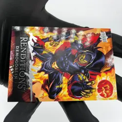 Marvel Card Demogoblin 15 Singed Kevin Sharpe /65 Upper Deck Renditions [NM] - Image 5