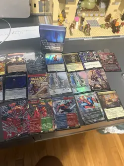 Magic the Gathering Card Lot Spider Man And Final Fantasy, Edge Of Eternity - Image 1