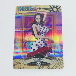 Viola - One Piece Trading Card Game Holo Foil Prism Cool Art Tc8 - Image 1