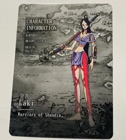 Laki - One Piece Trading Card Skypiea R 056 OP KDAI01 Rare Tc3 - Image 2