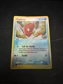 Magikarp 60/97 Dragon Reverse Holo Card Very Lightly Played - Image 1