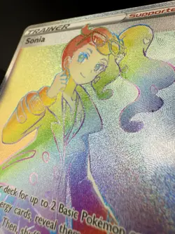 Sonia 203/192 - Rebel Clash - Rainbow Rare - Pokemon Card - NM - Image 3