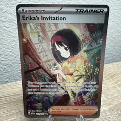 Pokemon TCG Erika's Invitation 203/165 S&V 151 Special Illustration Rare Card - Image 1