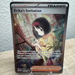 Pokemon TCG Erika's Invitation 203/165 S&V 151 Special Illustration Rare Card - Image 2