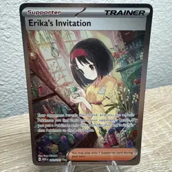 Pokemon TCG Erika's Invitation 203/165 S&V 151 Special Illustration Rare Card - Image 4
